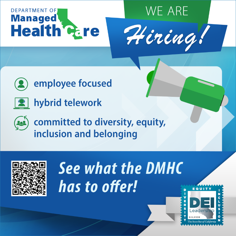 We are hiring! See what DMHC has to offer!